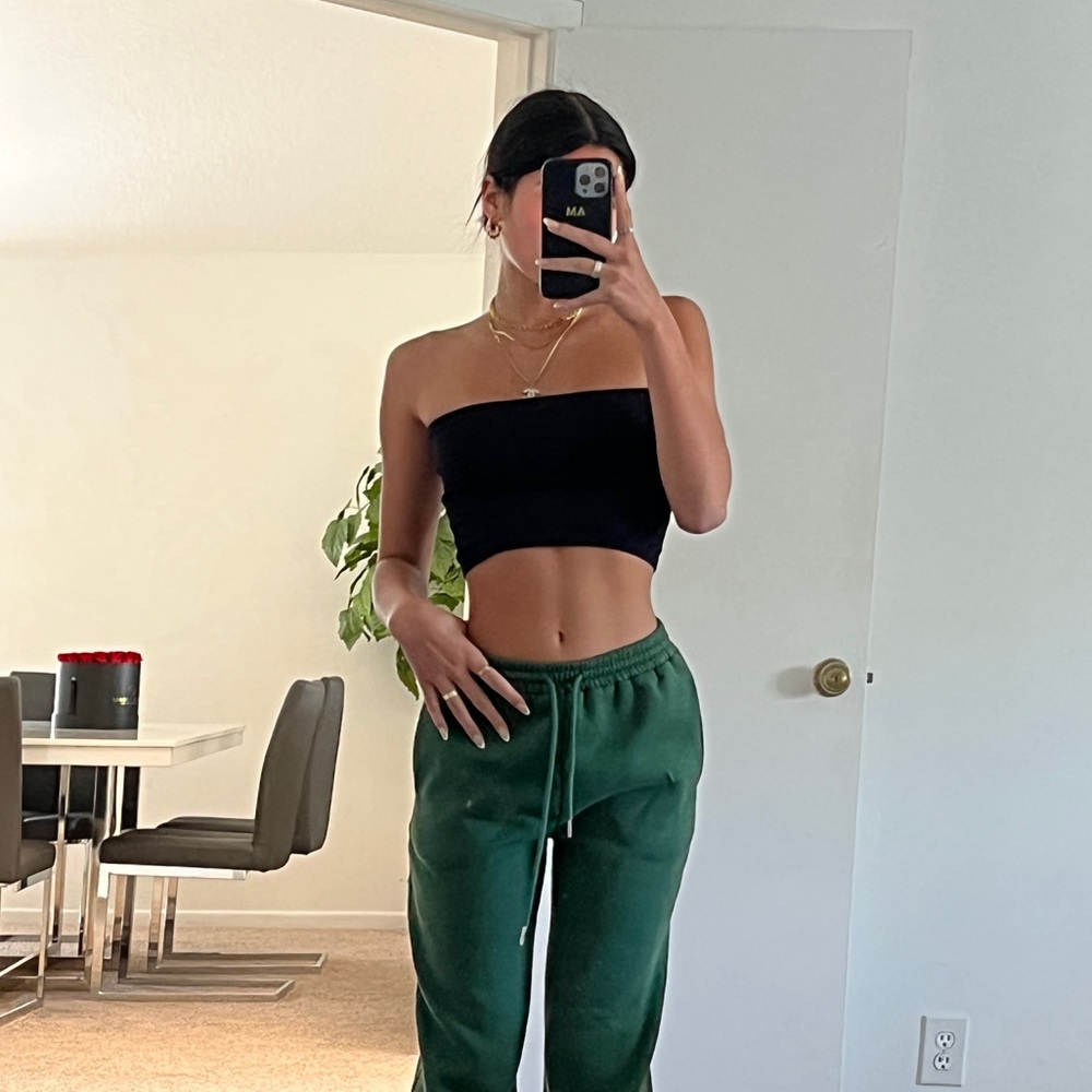 green joggers